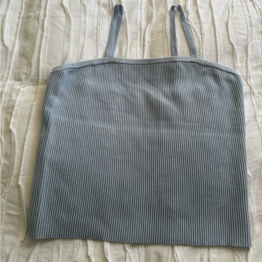 Old Navy Light Blue Ribbed Tank